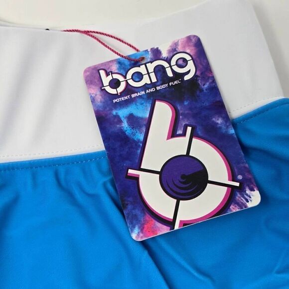 BANG ENERGY REVOLUTION GAMEDAY ATHLETIC SKIRT SKORT BLUE WOMENS MEDIUM NEW - Picture 3 of 6